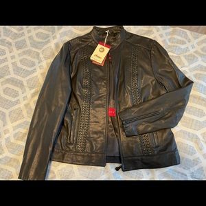 Women’s leather Indian Motorcycle jacket size M